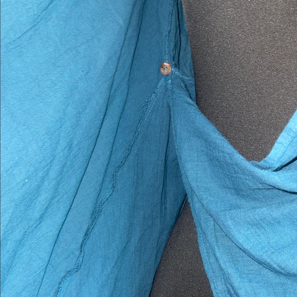 Lassah Teal Shawl Blouse/Cardigan - Picture 6 of 7